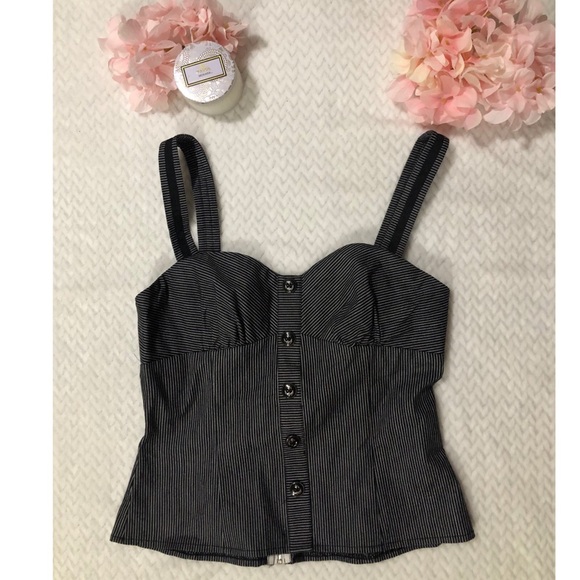 bebe Tops - bebe Nautical Pin-Striped Top